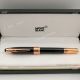 NEW UPGRADED Copy Mont Blanc JFK Rollerball Pen Rose Gold Trim (3)_th.jpg